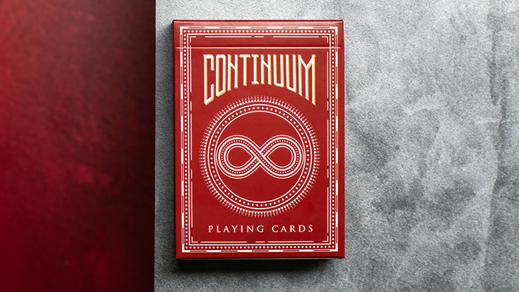 Continuum Playing Cards, Burgundy