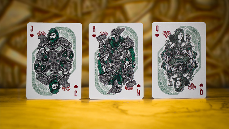 Gods of Norse Olive Esse Playing Cards - Image 4