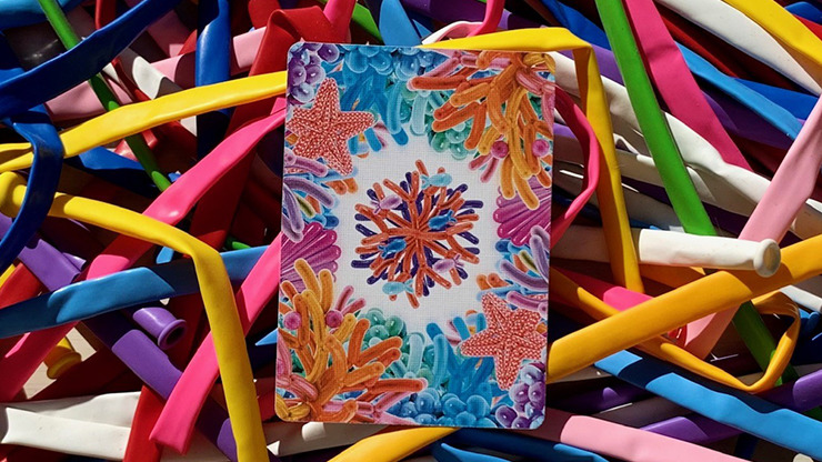 Bicycle Balloon Stripper, Ocean Playing Cards - Image 2