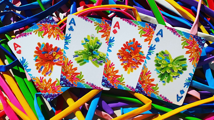 Bicycle Balloon Stripper, Ocean Playing Cards - Image 3