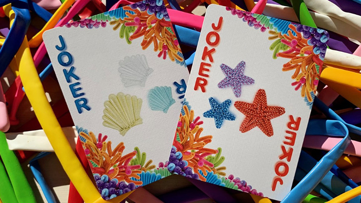 Bicycle Balloon Stripper, Ocean Playing Cards - Image 4