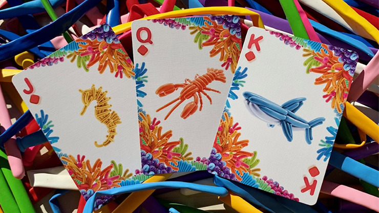 Bicycle Balloon Stripper, Ocean Playing Cards - Image 5