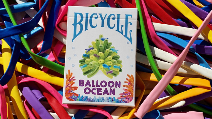 Bicycle Balloon Stripper, Ocean Playing Cards
