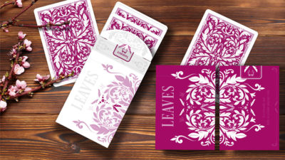 Wooden Leaves Summer Box Set Playing Cards by Dutch Card House Company - Image 3