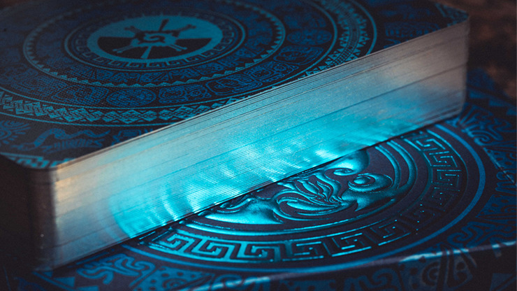 Gilded Maya Moon Playing Cards - Image 2