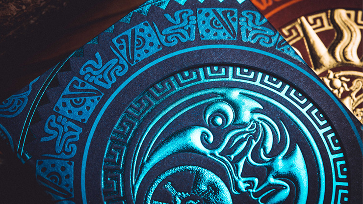 Gilded Maya Moon Playing Cards - Image 3