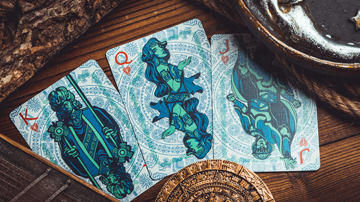 Gilded Maya Moon Playing Cards - Image 4