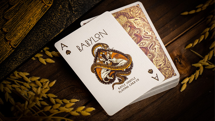 Babylon Golden Wonders Foiled Edition Playing Cards by Riffle Shuffle - Image 2