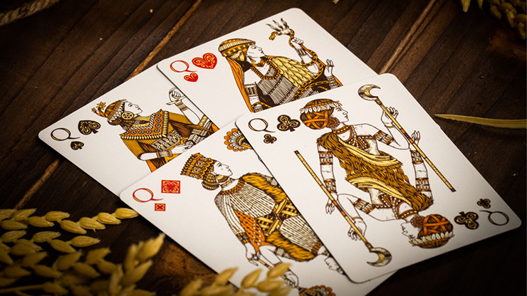 Babylon Golden Wonders Foiled Edition Playing Cards by Riffle Shuffle - Image 4