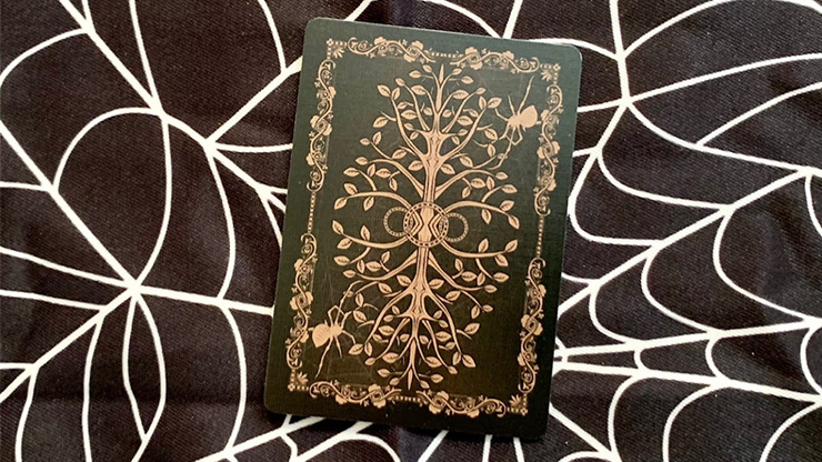 Gilded Bicycle Spider, Tan Playing Cards - Image 5