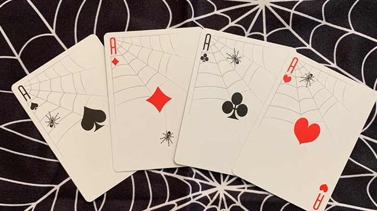 Gilded Bicycle Spider, Green Playing Cards - Image 2