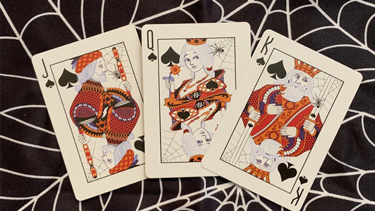 Gilded Bicycle Spider, Green Playing Cards - Image 4