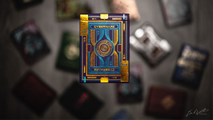 Gilded Cyberware, Neon Playing Cards - Image 2