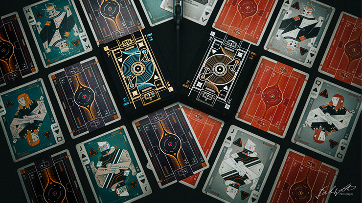 Gilded Cyberware, Neon Playing Cards - Image 4
