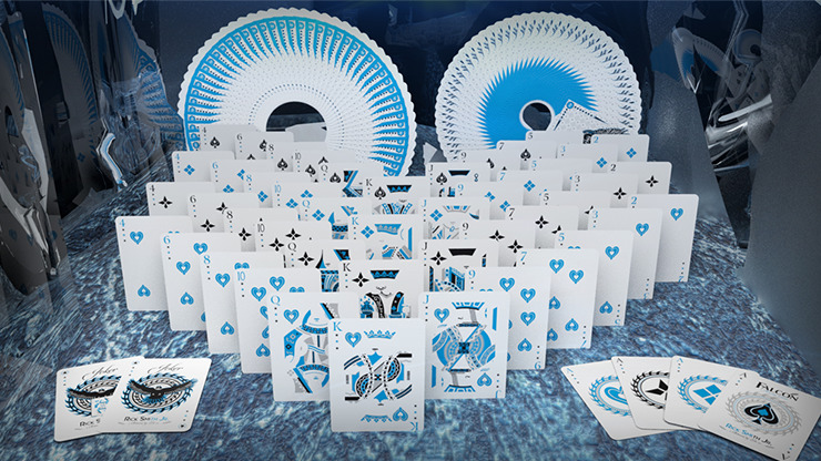 Ice Falcon Throwing Cards by Rick Smith Jr. and De'vo - Image 6