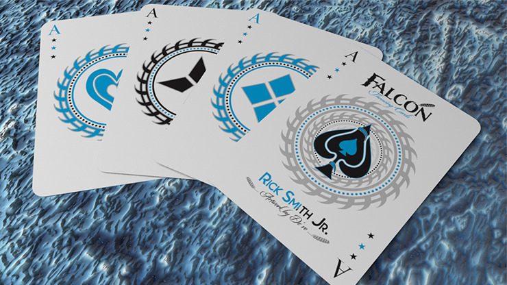 Ice Falcon Throwing Cards, Foil by Rick Smith Jr. and De'vo - Image 2