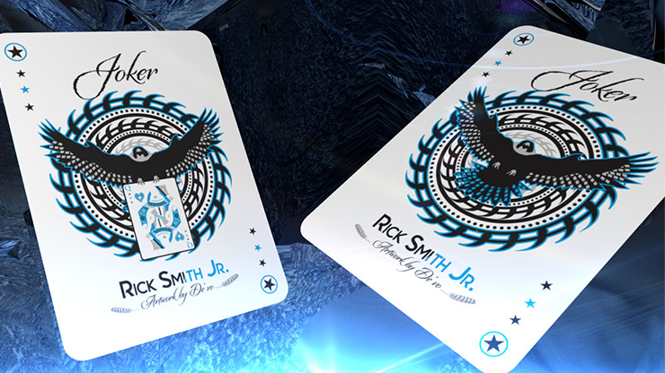 Ice Falcon Throwing Cards, Foil by Rick Smith Jr. and De'vo - Image 3