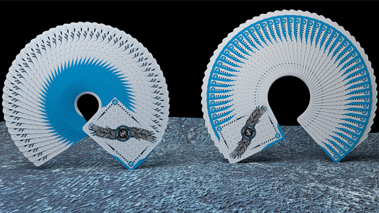 Ice Falcon Throwing Cards, Foil by Rick Smith Jr. and De'vo - Image 4