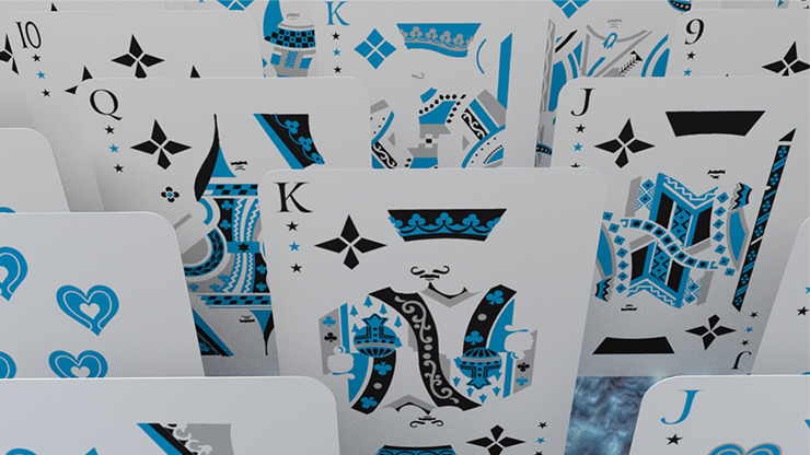 Ice Falcon Throwing Cards, Foil by Rick Smith Jr. and De'vo - Image 5