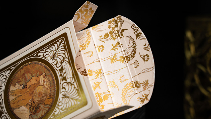 Mucha Gismonda Standard Gold Edition Playing Cards by TCC - Image 4