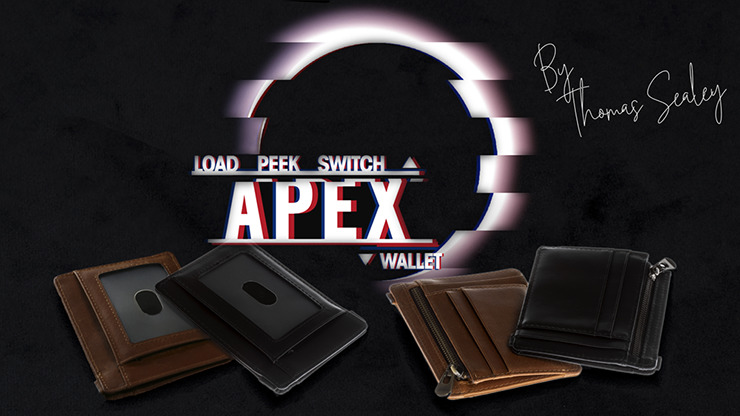 Apex Wallet Black, Gimmick and Online instructions by Thomas Sealey