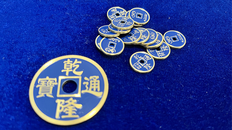 MINI CHINESE COIN BLUE by N2G