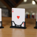 Three Cards Monte Stand BLUE, Gimmicks and Online Instruction by Jeki Yoo - Image 2
