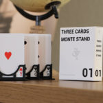 Three Cards Monte Stand BLUE, Gimmicks and Online Instruction by Jeki Yoo - Image 3