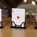 Three Cards Monte Stand BLUE, Gimmicks and Online Instruction by Jeki Yoo - Image 4
