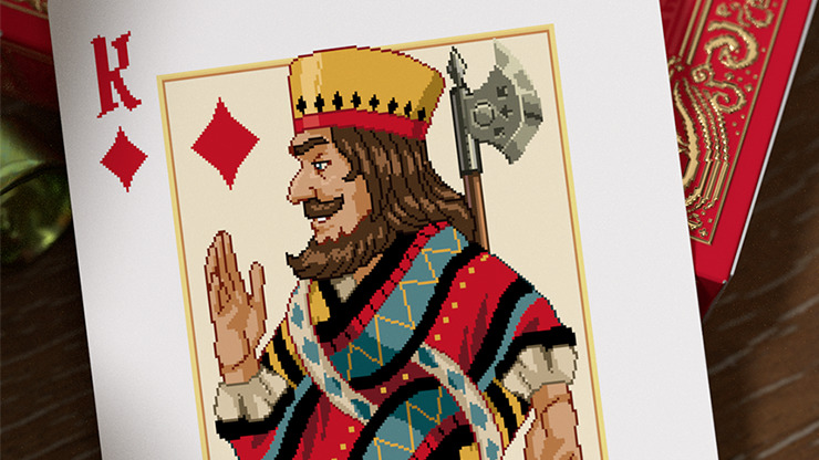 Pixel Kingdom, Red Edition Playing Cards - Image 4