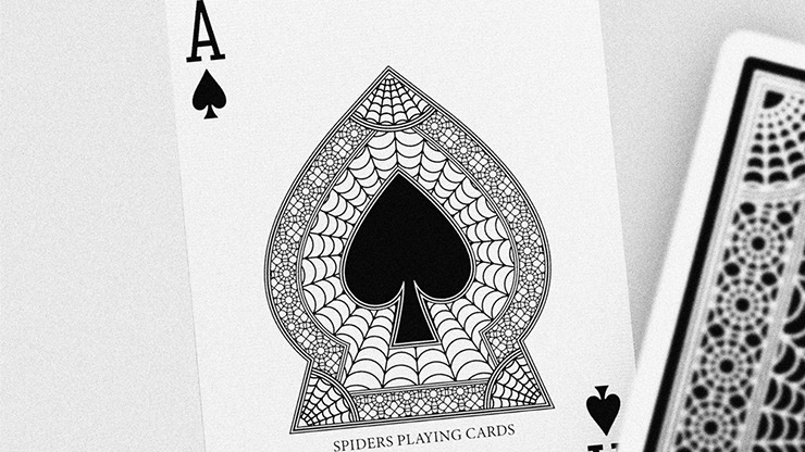 Spiders, Marked Cold Silver Foil Playing Cards - Image 3