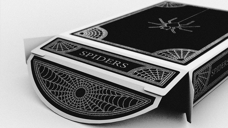 Spiders, Marked Cold Silver Foil Playing Cards - Image 6