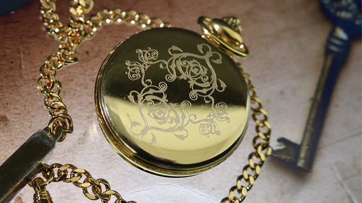 Infinity Pocket Watch V3 - Gold Case White Dial / STD Version, Gimmick and Online Instructions by Bluether Magic - Image 4