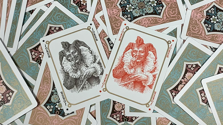 Four Continents, Blue Playing Cards - Image 2