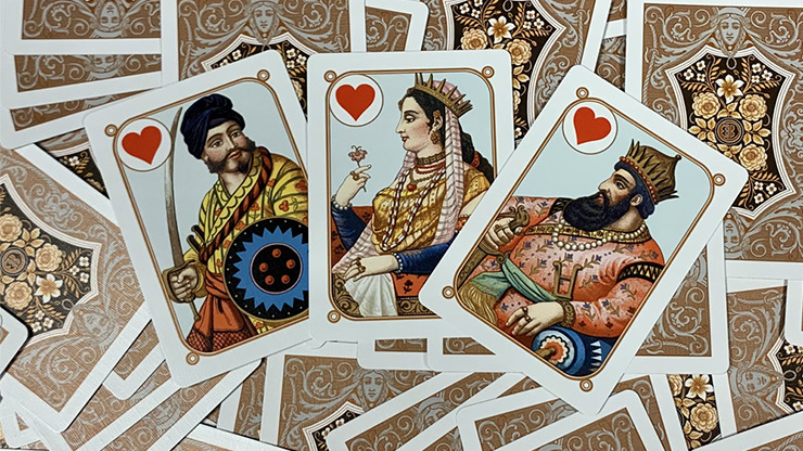 Four Continents, Copper Playing Cards - Image 3