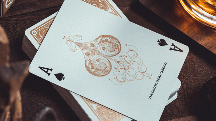 Smoke & Mirrors V8, Gold, Standard Edition Playing Cards by Dan & Dave - Image 4
