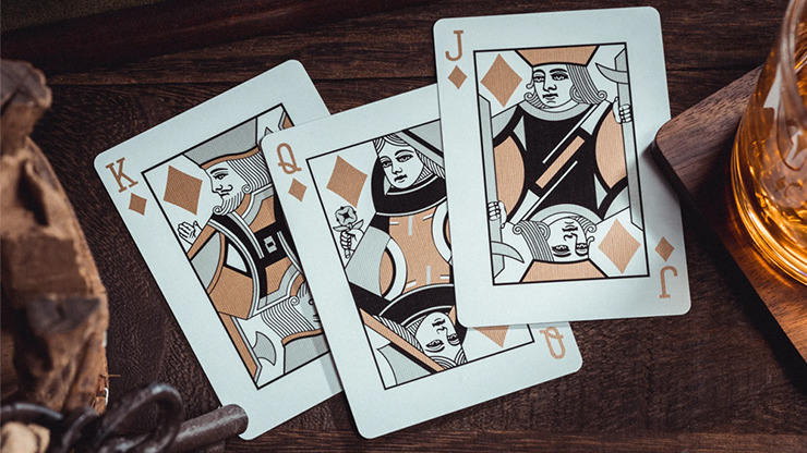 Smoke & Mirrors V8, Gold, Deluxe Edition Playing Cards by Dan & Dave - Image 2