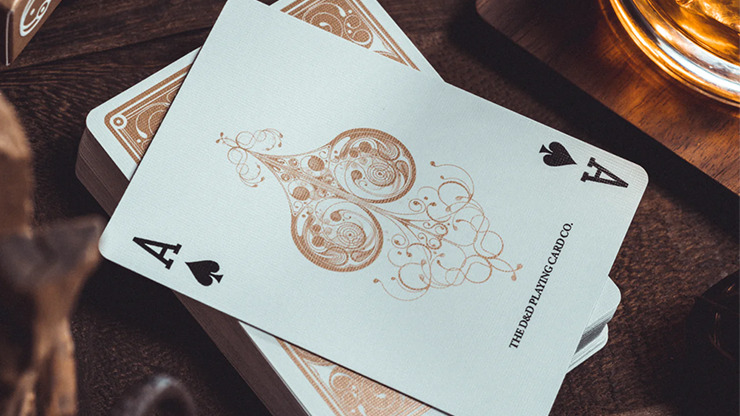 Smoke & Mirrors V8, Gold, Deluxe Edition Playing Cards by Dan & Dave - Image 3