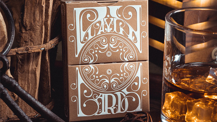 Smoke & Mirrors V8, Gold, Deluxe Edition Playing Cards by Dan & Dave