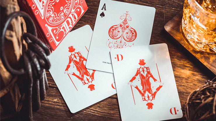 Smoke & Mirrors V8, Red, Deluxe Edition Playing Cards by Dan & Dave - Image 2