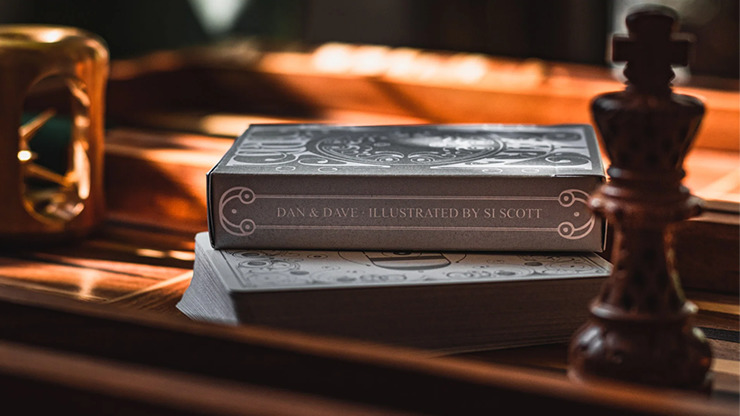 Smoke & Mirrors V8, Silver, Standard Edition Playing Cards by Dan & Dave - Image 5