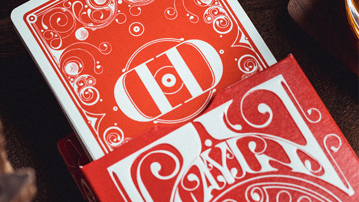 Smoke & Mirrors V8, Red, Standard Edition Playing Cards by Dan & Dave - Image 5