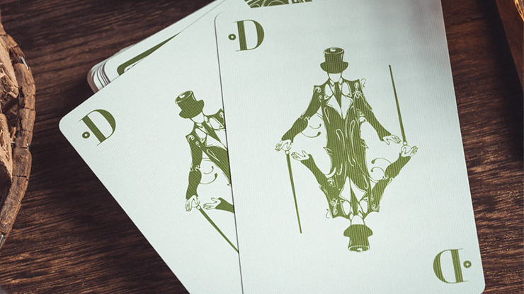 Smoke & Mirrors V8, Green, Standard Edition Playing Cards by Dan & Dave - Image 3