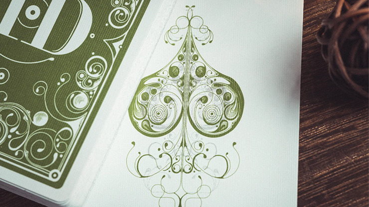 Smoke & Mirrors V8, Green, Standard Edition Playing Cards by Dan & Dave - Image 5