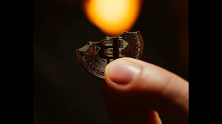 Bit Coin Gaff: Bite Coin, Gold by SansMinds Creative Lab - Image 4