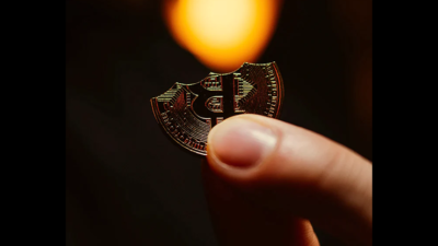 Bit Coin Gaff: Bite Coin, Silver by SansMinds Creative Lab - Image 4