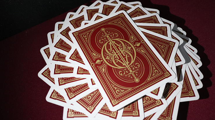 Oath Standard, Burgundy Playing Cards by Lotrek - Image 2