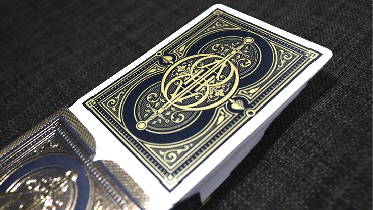 Oath Standard, Navy Blue Playing Cards by Lotrek - Image 2