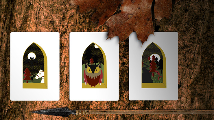 Secret Tale of Robin Hood: Black Owl Playing Cards - Image 3