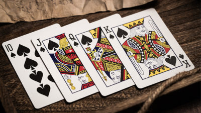 Jerry's Nugget, Icey Blue Marked Monotone Playing Cards - Image 3